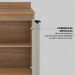 Cozinha Modulada 5 Peças FHR001 Amendola Nude Prime Tx Demobile
