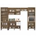 Cozinha Modulada 5 Peças FI0001 Amendola Branco Demobile
