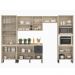 Cozinha Modulada 5 Peças FI0001 Avena Grafito Demobile