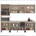 Cozinha Modulada 5 Peças FRCZ1 Avena Grafito Demobile