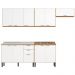Cozinha Modulada 5 Peças FRCZ6 Amendola Branco Demobile