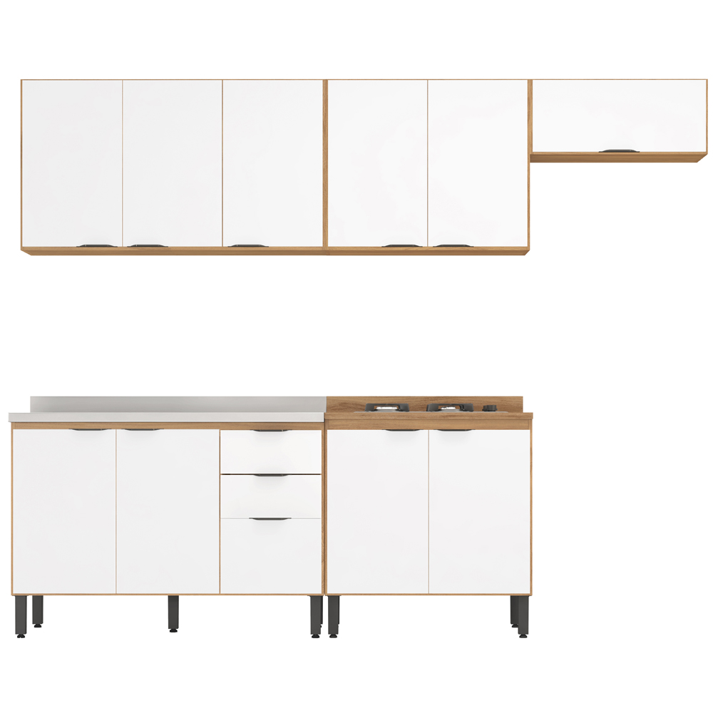 Cozinha Modulada 5 Peças FRCZ6 Amendola Branco Demobile