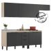 Cozinha Modulada 5 Peças FRCZ6 Avena Grafito Demobile