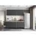 Cozinha Modulada 5 Peças FRCZ6 Avena Grafito Demobile