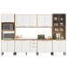 Cozinha Modulada 6 Peças FTM006 Amendola Branco Demobile
