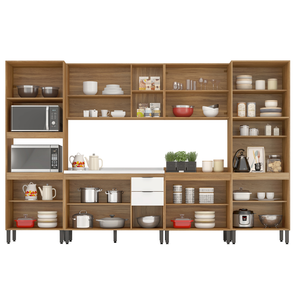 Cozinha Modulada 6 Peças FTM006 Amendola Branco Demobile