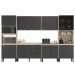 Cozinha Modulada 6 Peças FTM006 Avena Grafito Demobile