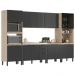 Cozinha Modulada 6 Peças FTM006 Avena Grafito Demobile