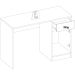 Escrivaninha Office 1 Gaveta 1 Porta Luna Branco