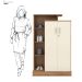 Estante Armário Multiuso Elite 91 cm 2 Portas c/ Chave - Armário Demobile