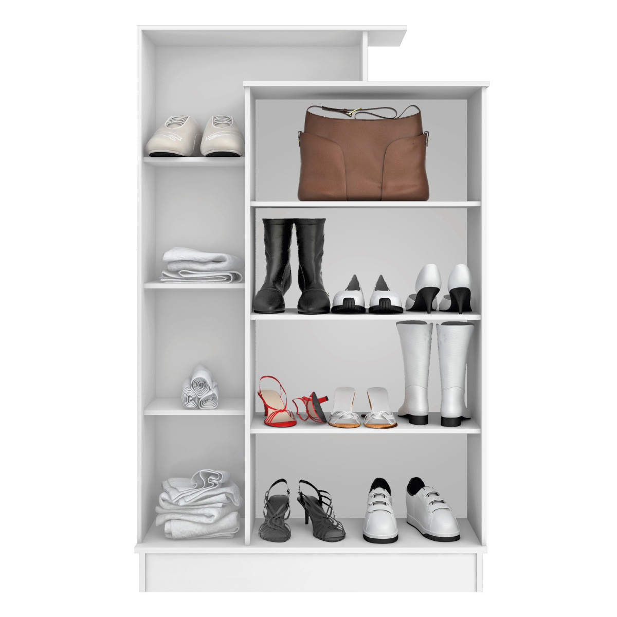 Estante Armário Multiuso Elite 91 cm 2 Portas c/ Chave - Armário Demobile