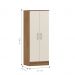 Estante Multiuso 2 Portas Sage Amendola Off-White