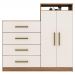 Gaveteiro 2 Portas 4 Gavetas Ysabel Amendola Off-White