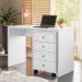 Gaveteiro 4 Gavetas Office Presence 29110 Branco Demóbile