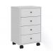Gaveteiro Office Presence Com Rodizios 29110 Branco Demobile