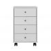 Gaveteiro Office Presence Com Rodizios 29110 Branco Demobile