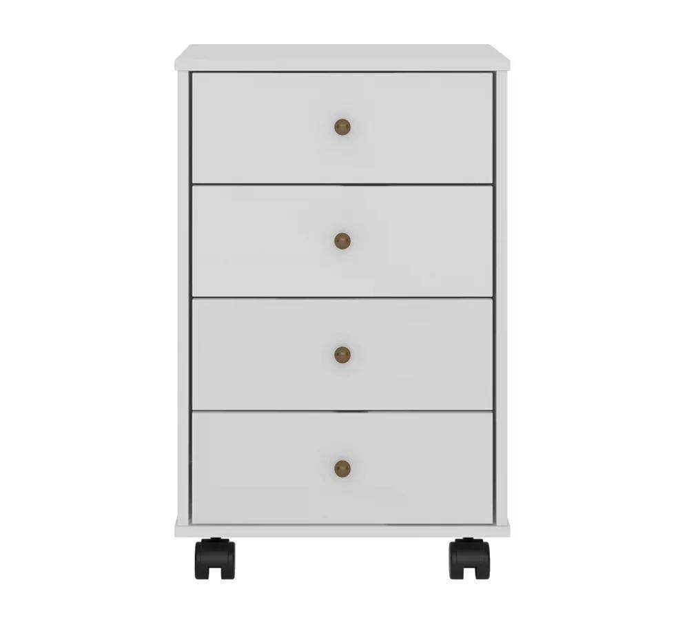 Gaveteiro Office Presence Com Rodizios 29110 Branco Demobile