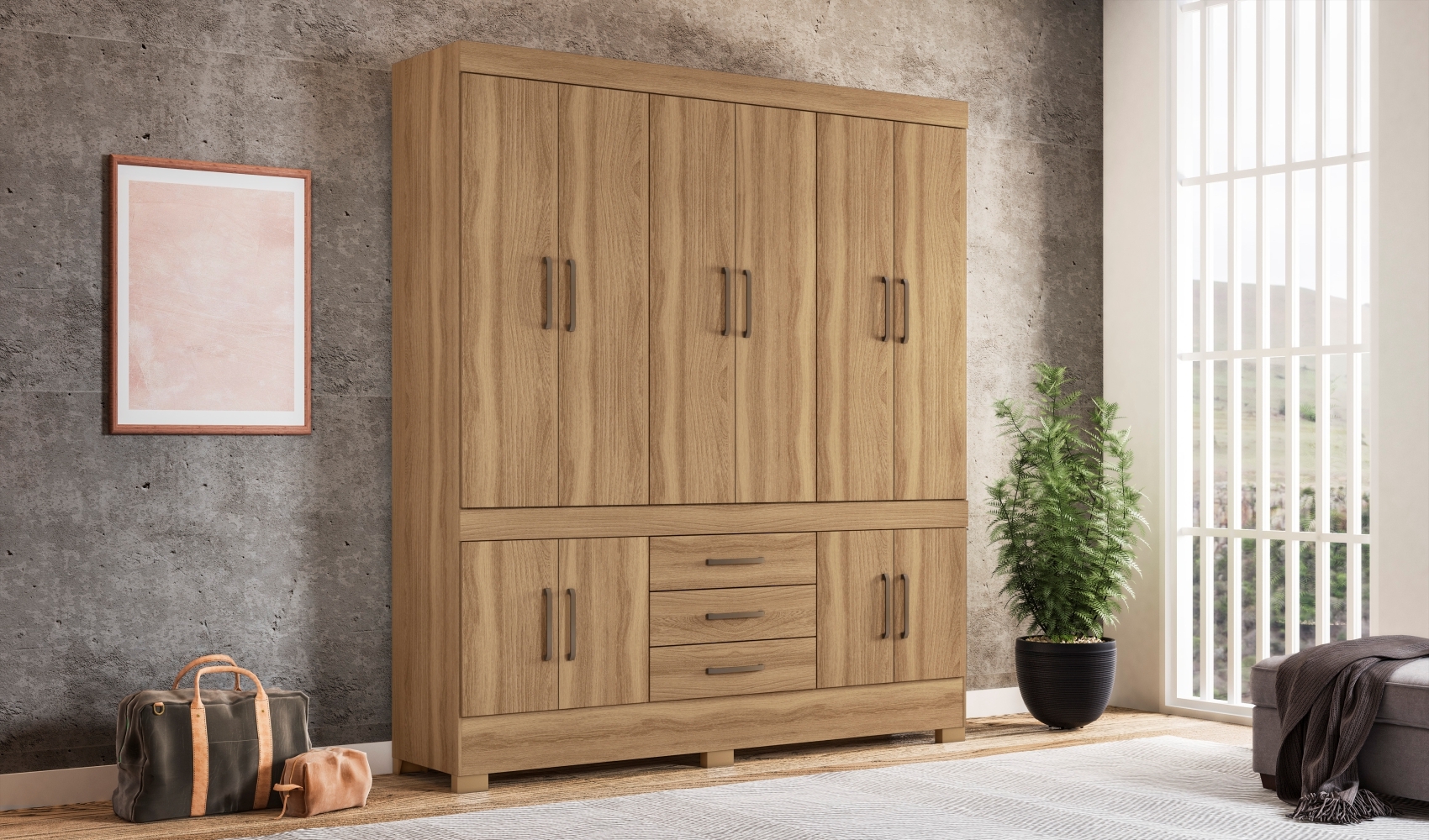 Guarda Roupa 10 Portas Berlim  Amendola