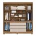 Guarda Roupa 4 Portas Reus Amendola/Off White