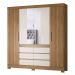 Guarda Roupa 4 Portas Reus Amendola/Off White