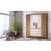 Guarda Roupa 4 Portas Reus Amendola/Off White