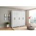 Guarda Roupa 6 Portas Bona Branco