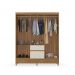 Guarda Roupa 6 Portas Forggia Amendola Off-White