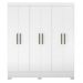Guarda Roupa 6 Portas Virgina Branco
