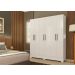 Guarda Roupa 6 Portas Virgina Branco