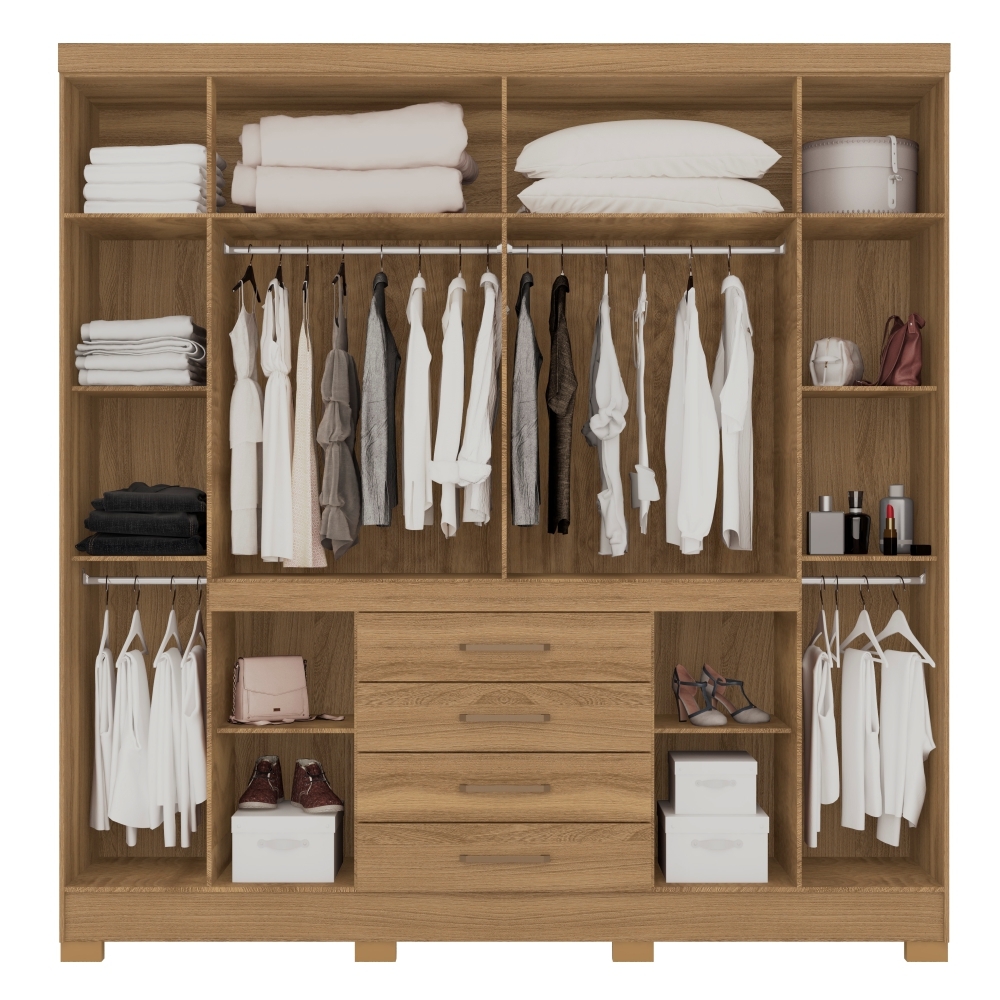 Guarda Roupa 8 Portas Jaen Amendola