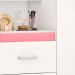 Guarda Roupa Capelinha 4 Portas 42220 Branco Rosa Flex Demobile