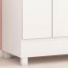 Guarda Roupa Capelinha 4 Portas 42220 Branco Rosa Flex Demobile