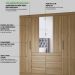 Guarda Roupa Casal 04 Portas Com Espelho 66510 Amendola Touch Demobile