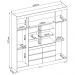 Guarda Roupa Casal 04 Portas Com Espelho 66510 Branco Demobile