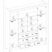 Guarda Roupa Casal 04 Portas Com Espelho 66510 Branco Demobile
