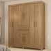 Guarda Roupa Casal 08 Portas 82060 Amendola Touch Demobile