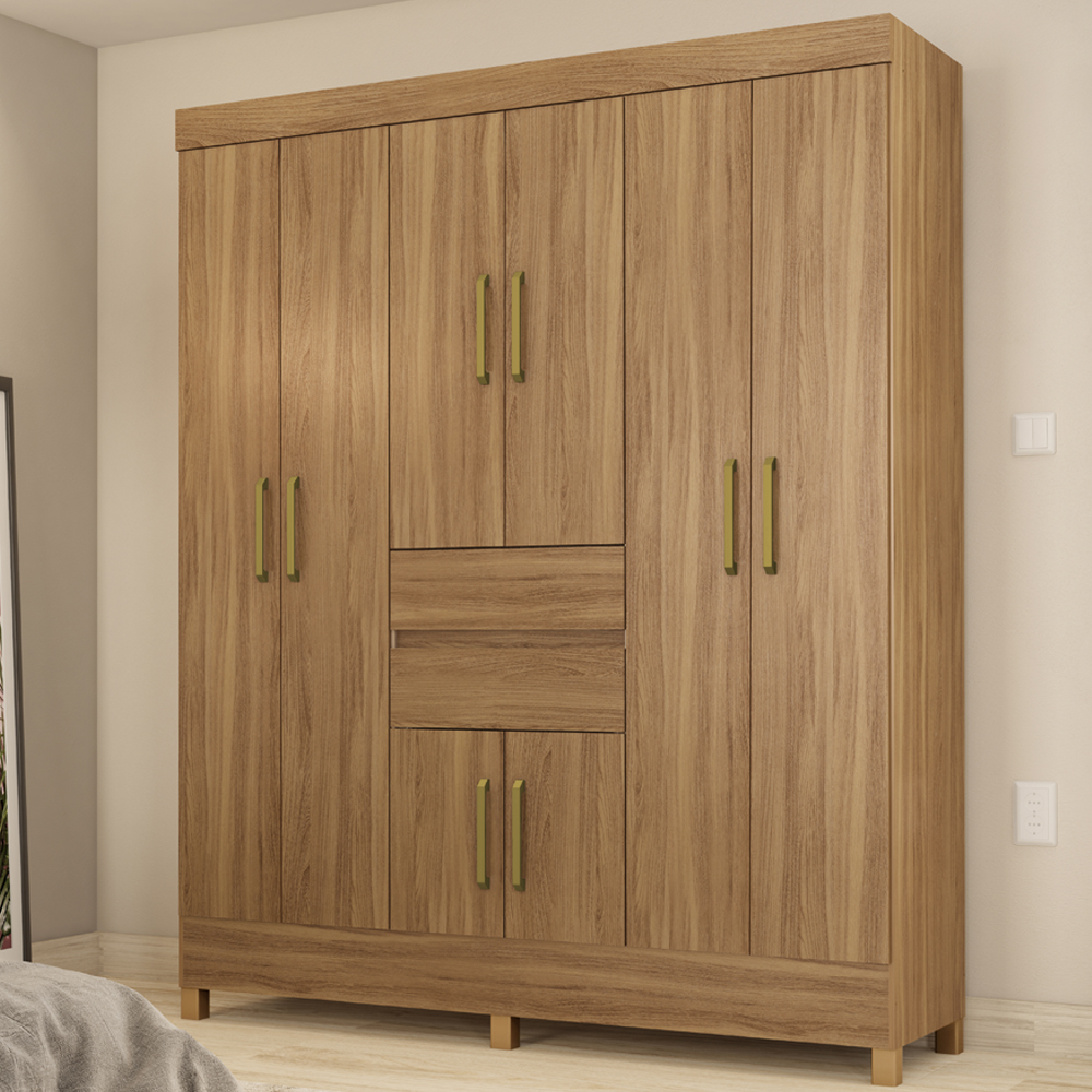 Guarda Roupa Casal 08 Portas 82060 Amendola Touch Demobile
