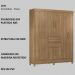 Guarda Roupa Casal 08 Portas 82060 Amendola Touch Demobile