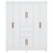 Guarda Roupa Casal 08 Portas 82060 Branco Demobile