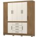 Guarda Roupa Casal 08 Portas 84020 Amendola Off White Demobile