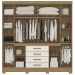 Guarda Roupa Casal 08 Portas 84020 Amendola Off White Demobile