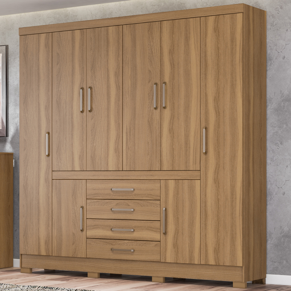 Guarda Roupa Casal 08 Portas 84020 Amendola Touch Demobile