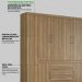Guarda Roupa Casal 08 Portas 84020 Amendola Touch Demobile