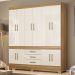 Guarda Roupa Casal 10 Portas 83530 Amendola Off White Demobile