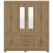 Guarda Roupa Casal 10 Portas Com Espelho 83530EL Amendola Touch Demobile