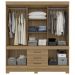 Guarda Roupa Casal 10 Portas Com Espelho 83530EL Amendola Touch Demobile