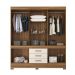 Guarda Roupa Casal 10 Portas Emilia Amendola Off-White