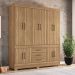 Guarda Roupa Casal 10 Portas New Murano 83530 Amêndola Touch Demóbile