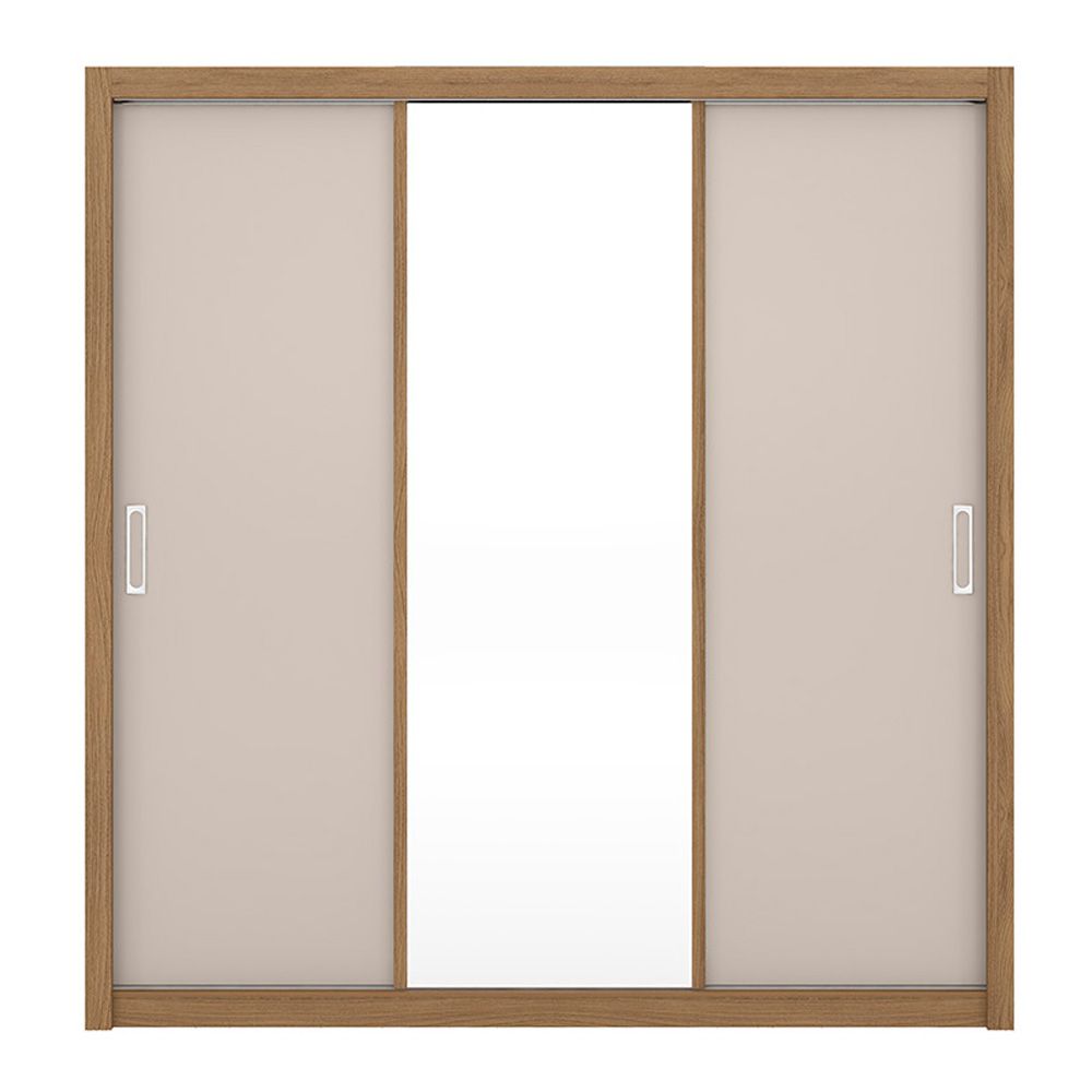 Guarda Roupa Casal 3 Portas Residence 32230 Amêndola Touch / Off White Demóbile