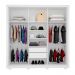 Guarda Roupa Casal 3 Portas Residence c/ Pés 32230PE Branco Demóbile